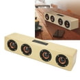 thumbnail image 1 of Speaker, Wooden Desktop Speaker With Heavy Bass, Hands Free Calling, 360 Surround Sound, For Cellphone Computer, 1 of 8