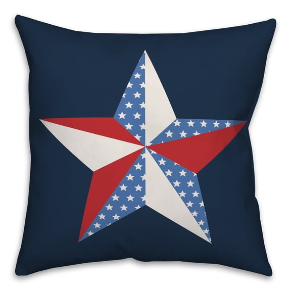 Creative Products Patriotic Star 16x16 Indoor / Outdoor Pillow