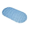 Croydex Non-Slip Pebbles PVC Bathtub Mat in Blue with Suction Cups (28 x 14in)
