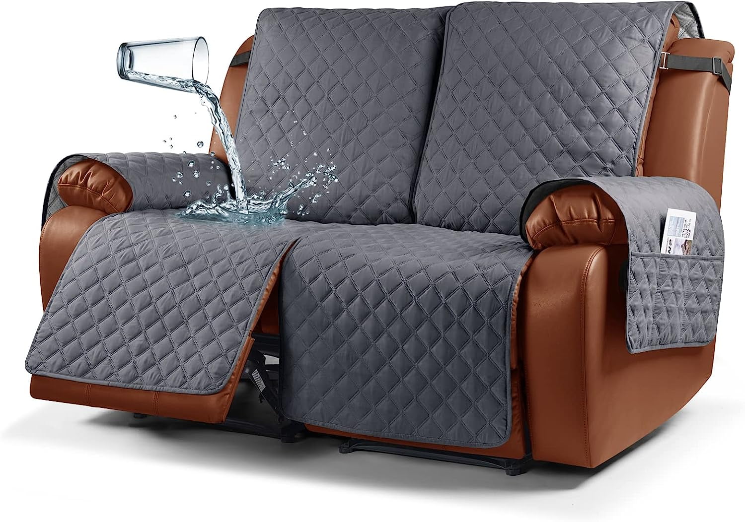 Ruaozz Waterproof Recliner Sofa Cover Couch Covers 1Piece Washable