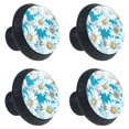 thumbnail image 2 of 4 Pcs Daisy Knobs for Kitchen Cabinet Cupboard Dresser Bookcase Drawer Pulls Handles Round Home Decor, 2 of 8