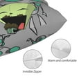 thumbnail image 5 of Show Invader Zim Gir Pillowcase Cushion Pillow Covers With Hidden Zipper Pillow Case Decor For Bed Dorm Sofa Couch Car 14"x20", 5 of 8