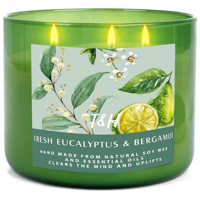 Eucalyptus Spearmint Ginger Candle Best Friend Gifts Gifts for Her Relaxing Candle Spa Candles