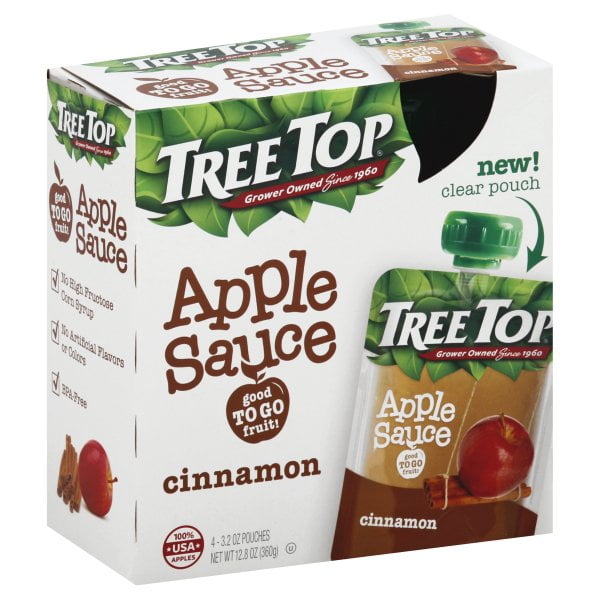 Tree TopÂ® Cinnamon Apple Sauce 43.2 oz. Pouches