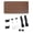 Length 60 width 20-Walnut color, variant on Desk Extender Tray Clamp On Desk Shelf 90° Foldable Computer Arm Rest Clamp On Keyboard Tray for Office and Home