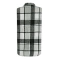 thumbnail image 3 of CCRFTGI Black Vest for Women Flannel Buffalo Plaid Shacket Casual Lapel Neck Sleeveless Cardigan Trench Coat Top Fall Long Button Up Jackets Gray M, 3 of 4