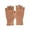 Coffee, variant on Deago 2 Pairs Winter Half Finger Gloves Knitted Fingerless Mittens Warm Stretchy Gloves for Men and Women (Black)