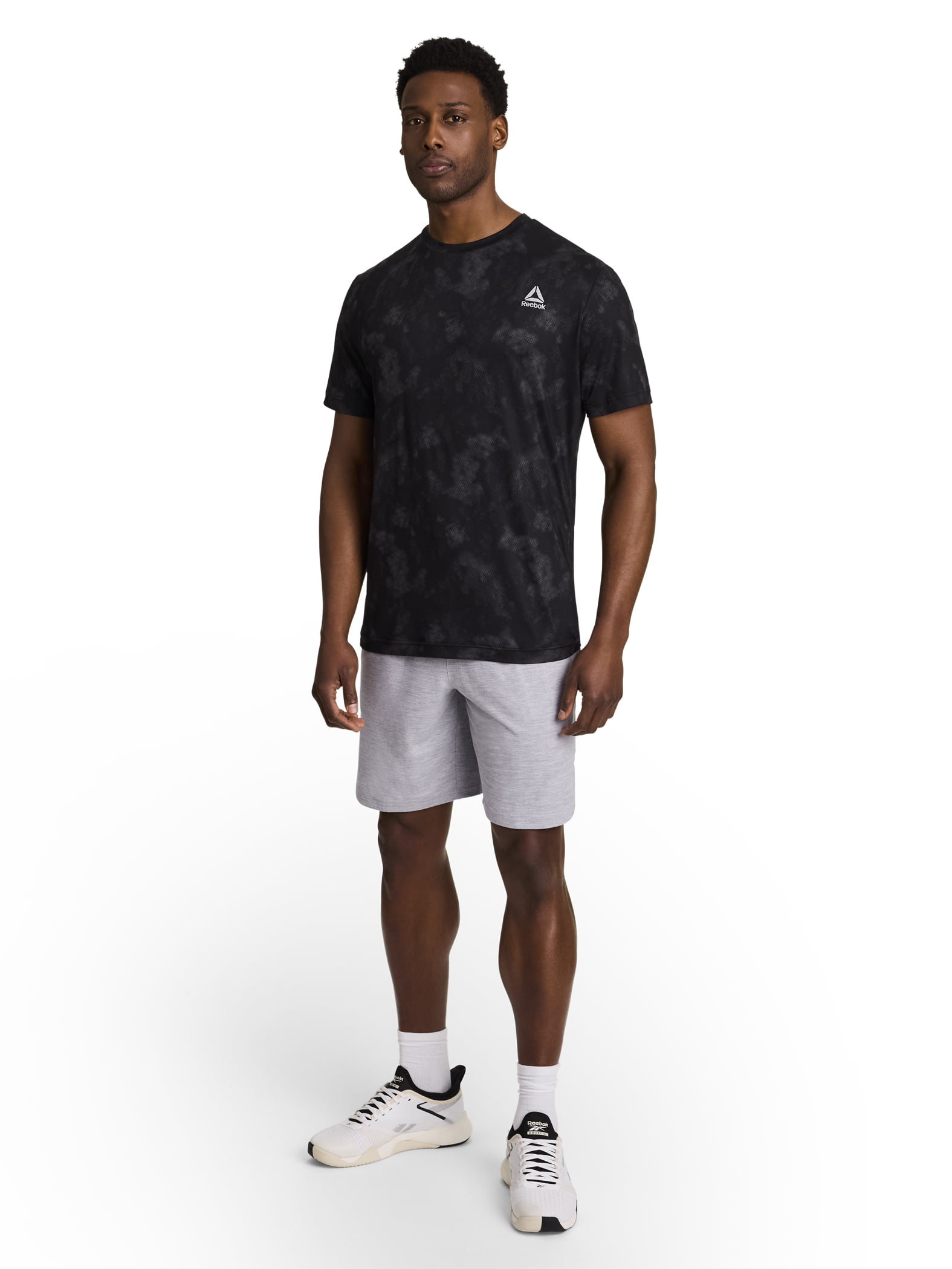 Reebok Men's and Big Men's Legacy Core Short Sleeve Tee Shirt, Sizes XS-5XL