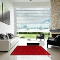 thumbnail image 7 of Ahgly Company Machine Washable Indoor Rectangle Contemporary Orange Red Area Rugs, 2' x 5', 7 of 7