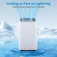 thumbnail image 3 of GOGRANT Portable Air Conditioner 12000BTU, 3 in 1 Air Conditioner Fast Cooling with Cooling, Dehumidifier & Fan Modes, with Auto Swing and Sleep Mode Design for Home Up To 550 Sq.FT, 3 of 7