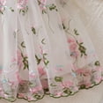 thumbnail image 6 of HCNTES Little Kids Baby Girls Toddler Summer Princess Dress Floral Print Casual Beach Dress for Children Big Kids 2T 3T 4T 5T 6T 7T 8T(4-5 Years,D01-White), 6 of 8