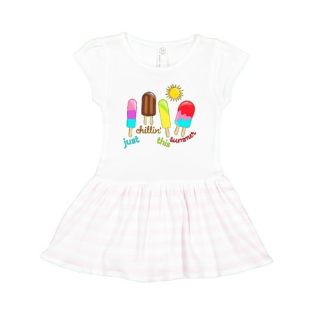 

Inktastic Just Chillin This Summer- Popsicles Gift Toddler Girl Dress