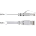 thumbnail image 5 of Cable Matters Cat6 Snagless Long Flat Ethernet Cable 50 ft in White with Nail-in Cable Clips, 5 of 6