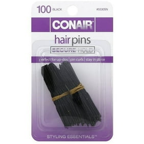 2 Pack Conair Hair Pins Black 100 Ct Walmart Com