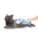 thumbnail image 5 of El botón del peine para eliminar el pelo de gatos y perros libera automáticamente el pelo, para el aseo de mascotas y la aguja fina azul flotante., 5 of 5