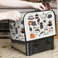 thumbnail image 2 of Toaster Cover For 2 Or 4 Slice, Two Or Four Slice Toaster Hood Dust-Proof Cover For Home Kitchen Washable Small Appliance Drip Coffee Maker Pattern, 2 of 5