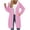 Pink-Sweatshirts, variant on AGWOLF Long Hoodies for Women Cute Dot Print Hooded Jacket Casual Long Sleeve Oversized Sweatshirts with Pockets