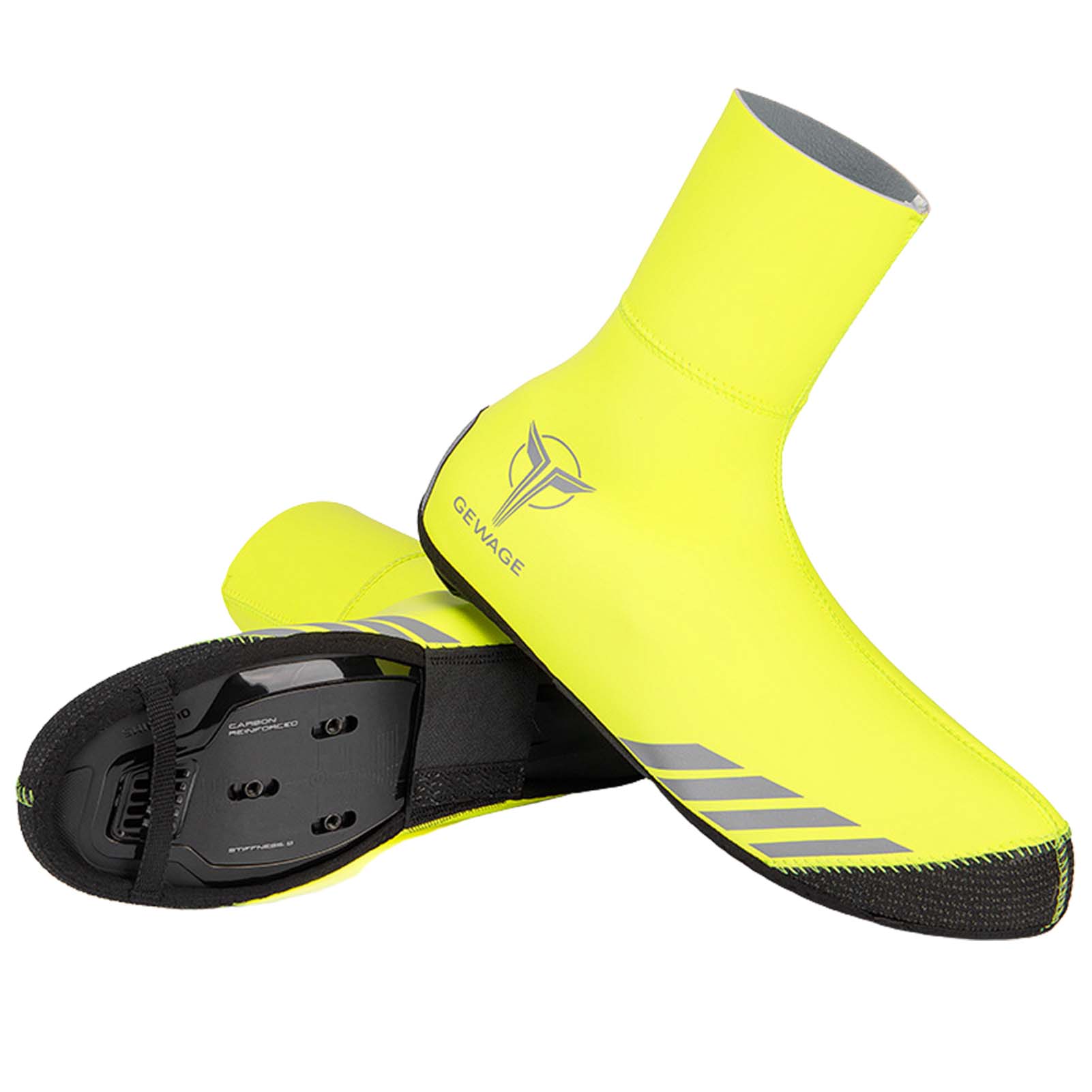 cycling overshoes yellow