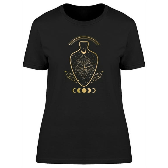 Mushrooms In A Bottle Graphic T-Shirt Women -Image by Shutterstock, Female x-Large
