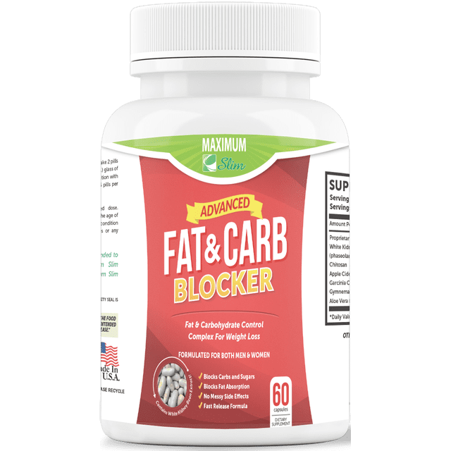 MENXI Fat & Carb Blocker Weight Loss Complex – Appetite Suppressant, Keto Friendly, 60 Capsules, 1000mg, Exp 03/2027