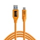 thumbnail image 1 of Cable Tether Tools TetherPro USB 3.0 a USB-C de 4,6 m, color naranja, 1 of 7