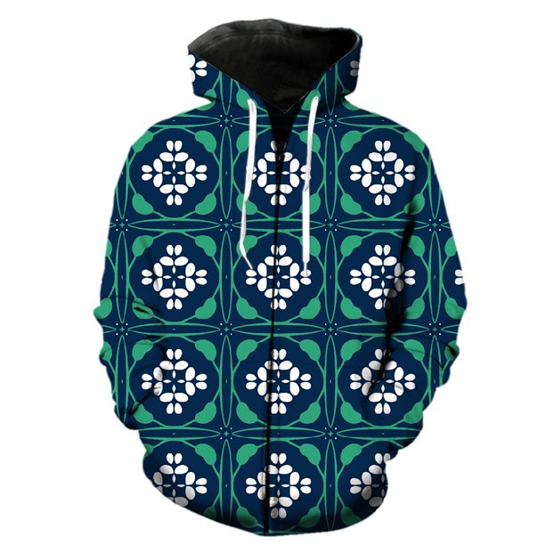 Sudadera con capucha y cremallera estilo étnico exótico retro para hombre, moda hip hop, gran oferta 2024, para adolescentes, estampado 3D, manga larga, estilo Harajuku, informal, primavera