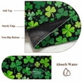 thumbnail image 6 of Rectangle Area Rugs 5 x 8 Ft, Saint Patrick's Day Non-Slip Residential Carpet, Spring Farmhouse Botanical Clovers Indoor Crawling Mats Runner Rugs for Living Room/Dining Room/Bedroom, 6 of 8
