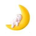 thumbnail image 1 of Cute Aquarium Floating Decoration Moon Animals Figure Fish Tank Ornament, 1 of 7