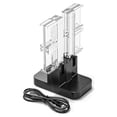thumbnail image 1 of Seitruly Base de carga Indicador LED Manijas Consola Soporte de carga Iluminación conveniente Cargadores multifuncionales Accesorios para Videojuegos y accesorios, 1 of 6