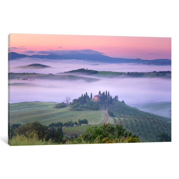 iCanvas "When The Rooster Crows, Tuscany, Italy" by Jim Nilsen Canvas Print