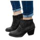 thumbnail image 3 of NECHOLOGY Botas Mujer Adulto Femenino Zapatos Botines de mujer Short Heels Boots Tobill Femenino Fashion Roman Leather Shots Casual Women's Boots (Black, 10), 3 of 5