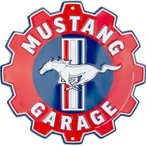 Hangtime Mustang Garage 12 inch Gear Sign