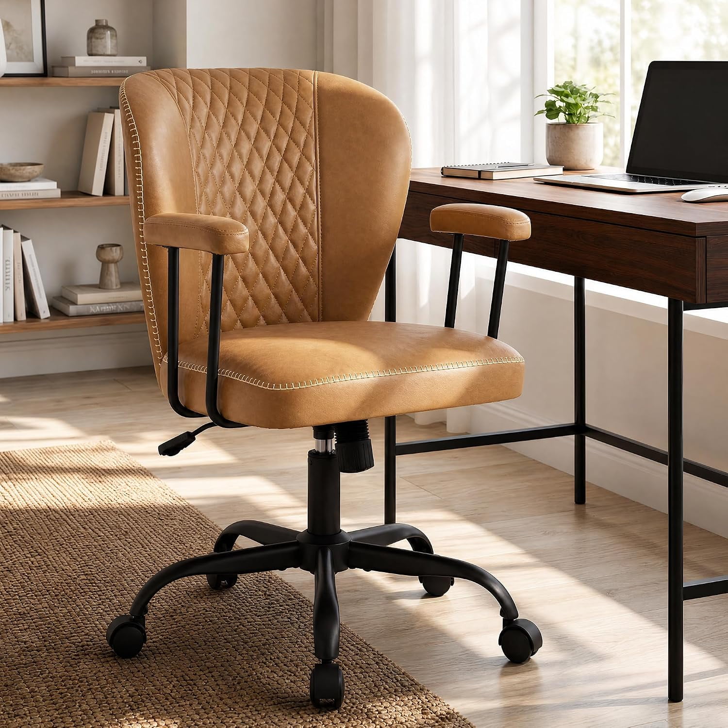 leather office chair with removable product