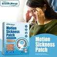 36Pcs Motion Sickness Patch,Seasick Patches Anti Nausea Patches Behind