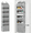 Gray, variant on Soluxeo Over the Door Organizer, Features 6 Shelves with 6 Clear Front Pockets and 12 Side Pockets, Can Hold Up to 50LB for Secure Storage Behind Doors in Closets, Bedrooms, Bathrooms
