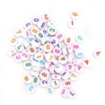 thumbnail image 4 of ANGGREK Perles Rondes Chiffres, 300 Pcs Perles Rondes Chiffres Blanches Colorées Lisses en Acrylique pour Fabrication de Bijoux Bracelets Collier, Perles en Acrylique pour Figurines, 4 of 8