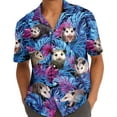 thumbnail image 5 of Funny Tropical Opossum Hawaiian Shirts For Men Opossum Casual Mens Hawaiian Shirts Short Sleeve Button Down Shirt Men, 5 of 7