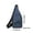 Blue, variant on Men's Sling Bag, Lightweight Crossbody Shoulder Pack for Travel, Water Resistant Daypack for Daily Use, Small Casual Chest Bag for Outdoor Sports