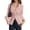 Pink women long sleeve button down shirt a1, variant on Women Long Sleeve Button Down Shirt Collared Blouse Slim Fit Business Casual Office Work Tops Solid Elegant Tunic Tops, Red M