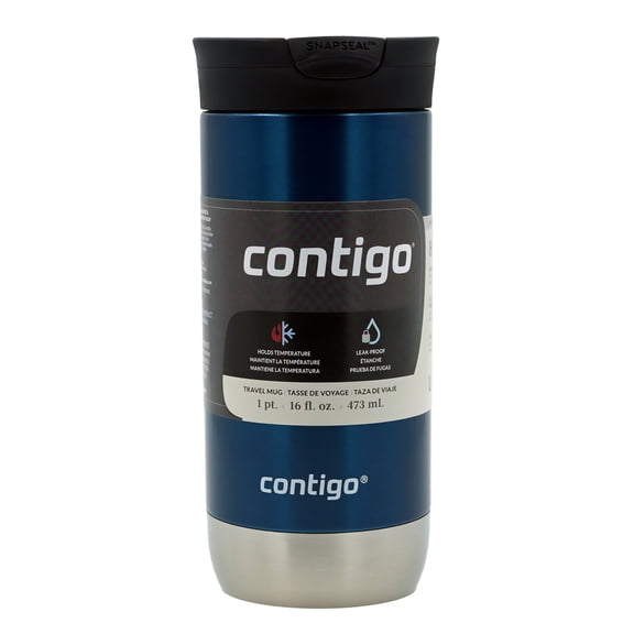 Contigo 16 oz. Huron 2.0 SnapSeal Stainless Steel Travel Mug - Blueberry