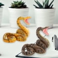thumbnail image 2 of Visland Modèle Python Figurine Miniature Réaliste PVC Modèle Solide Jouet Farceur Figurine Serpent Géant Réaliste Modèle Animal Reptile Sauvage Cadeau d'Halloween, 2 of 8
