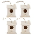 thumbnail image 3 of Unique Shape Birdhouse, Moisture, Wooden Shelter For Garden Birds, Easy To Hang, 3 of 6