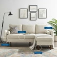 thumbnail image 5 of Sectional Sofa Set, Fabric, Beige, Modern Contemporary Urban Design, Living Lounge Room Hotel Lobby Hospitality, 5 of 10