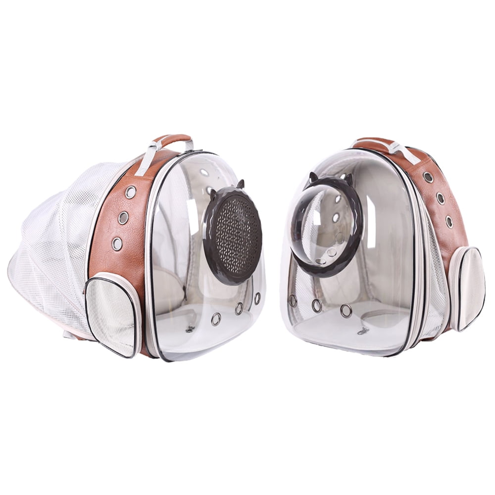 Expandable Cat Carrier Backpack, Backpack for Cats Kitten Small Puppy, Airline Approved Cat Bubble Backpack, Space Capsule Astronaut Carrier