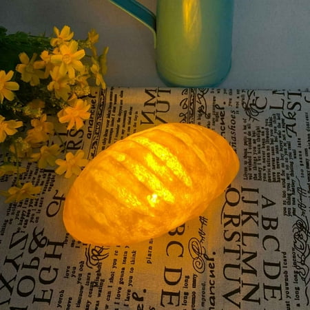 

jsaierl Croissant Bread Lamp Croissant Cross Bag Atmosphere Lamp Cake Shop Ornament Creative Gift LED Night Light