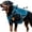 Blue, variant on Black Large Dog Harness, Tear-Resistant Reflective Adjustable Vest, Suitable for Large Dogs