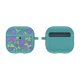 thumbnail image 5 of Funda para Airpods 4 2024 Protectora Silicona Con Flores Grabadas() Verde, 5 of 5