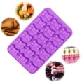 thumbnail image 3 of 2 moldes de silicona para hornear pasteles, huesos, molde de silicona, mini forma de hueso, bandeja de silicona para cubitos de hielo, molde para galletas de hueso de silicona para mascotas. oso de fresa Juguete, 3 of 4