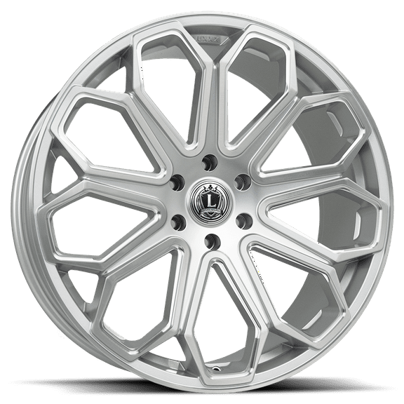 LUX29 20X8.5 5X114.3  31 73.1 Brushed Face Wheel