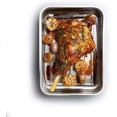 thumbnail image 3 of MasterClass KCMCTRAYNS26 26 x 20 cm Non Stick Roasting Rack, V Shaped, Carbon Steel, Silver, 3 of 7